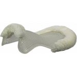 Acavallo Podložka pod sedlo terapeutická Just Gel Eco Wool černá přírodní – Zboží Dáma