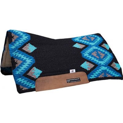 CSF Westernová podsedlová deka SAN JAQUINTO BLACK – Zboží Mobilmania