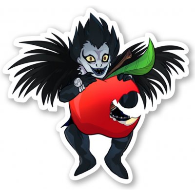 Death Note Samolepka Apple Ryuk – Zbozi.Blesk.cz