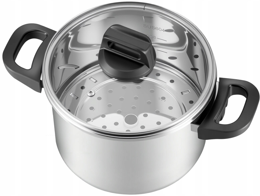 VEVOR 6L s 3 úrovněmi tlaku parním košem a víkem