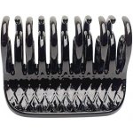 RB-nakuplevne plastový skřipec do vlasů, dvojité zuby "kosočtverec" 5,8cm - černá – Sleviste.cz