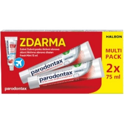 Paradontax Whitening 2 x 75 ml + 15 ml – Hledejceny.cz