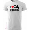 Pánské tričko s potiskem I Love Parkour