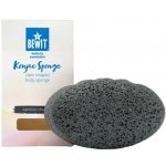 Bewit konjaková houbička Body Sponge bambusové Uhlí – Zboží Dáma