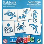 Papírové šablony MAGIC sada I Mořská zvířata – Zboží Dáma