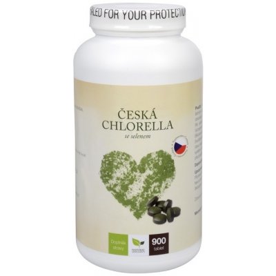 Natural Medicaments Česká chlorella se selenem 900 tablet