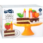 Small Foot dřevěný narozeninový ovocný dort – Sleviste.cz