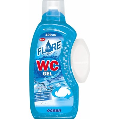 FLORE WC gel oceán s košíčkem 400 ml – Zboží Mobilmania