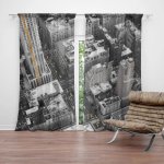 Sablio Závěs Pohled z mrakodrapu: 2ks 140x250cm – Hledejceny.cz