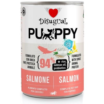 Disugual Dog Mono Puppy Salmon 400 g – Hledejceny.cz