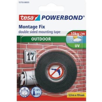 Tesa Powerbond oboustranná lepící páska pro exteríer 19 mm x 1,5 m