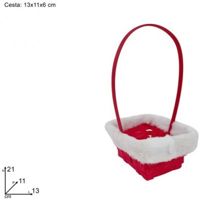 PROHOME - Košík s ručkou 13x11x6cm – Hledejceny.cz
