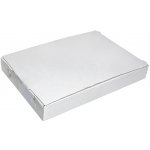 DEKOS Krabice na pizzu 30x20x4cm mvl bílá na 1/2pizzy 7chlebíčků – Zboží Mobilmania