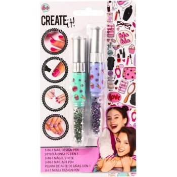 Alltoys Canenco Sada na nehty Art nail 3v1 Create it!