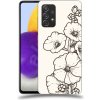 Pouzdro a kryt na mobilní telefon Samsung Pouzdro ACOVER Samsung Galaxy A73 5G s motivem Flower