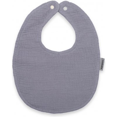 New Baby mušelínový dětský bryndák grey – Zboží Dáma