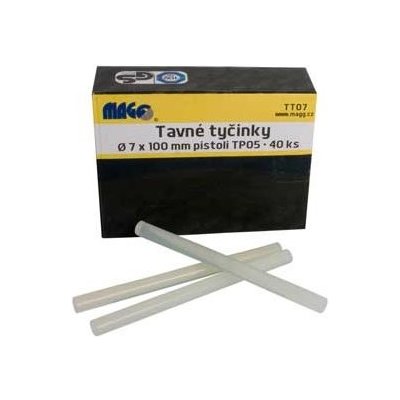 Tavné tyčinky 7 x 100 mm 40ks - MAGG TT07 – Zbozi.Blesk.cz