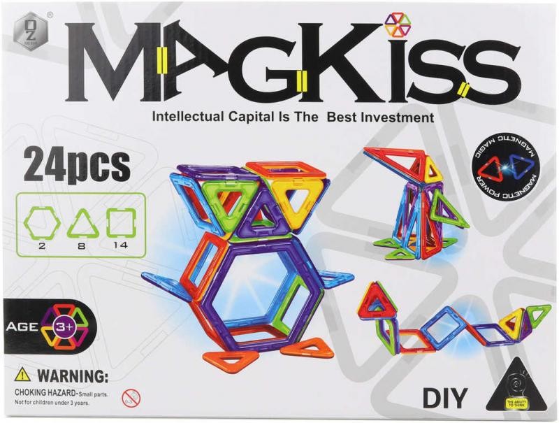 Magkiss magnetická stavebnice 24ks