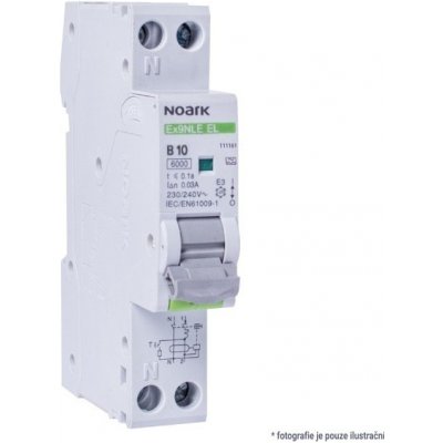 Noark Electric Ex9NLE EL 1P+N B10 30mA A 111161 – Sleviste.cz