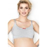 Mitex Easy bra dámská těhotenská podprsenka šedá – Zboží Dáma