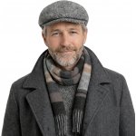 Fiebig Headwear since 1903 Tvídová bekovka s ušními klapkami světle šedá rybí kost – Hledejceny.cz