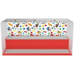 LEGO® 4070 VITRÍNA KONTEJNER PRO MINIFIGURKY ČERVENÁ – Zboží Dáma
