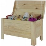 Wamar Sosenka B-16 dřevěná s půlkulatým vrchem 50 x 77 x 40 cm surová/borovice – Zboží Mobilmania