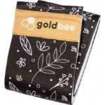 GoldBee Bavlněná odporová guma černé květiny silný odpor – Zboží Dáma