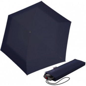 Knirps AS.050 Slim Small unisex deštník plochý mini tm.modrý