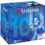 Verbatim CD-R 700MB 16x, AZO, Audio, jewel, 10ks (43365) – Zbozi.Blesk.cz