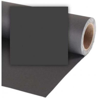 Colorama papírové pozadí 2,72 × 11 m Black – Sleviste.cz