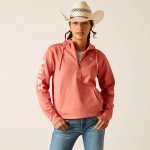 Ariat Mikina Tek Hoodie Zip dámská faded rose – Zbozi.Blesk.cz