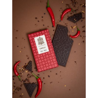Ajala 70% hořká čokoláda Chilli 45 g – Sleviste.cz