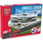 Nanostad 3D puzzle fotbalový stadion UK Emirates Arsenal 108 ks – Zboží Mobilmania
