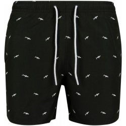 Embroidery Swim Shorts shark/black/white