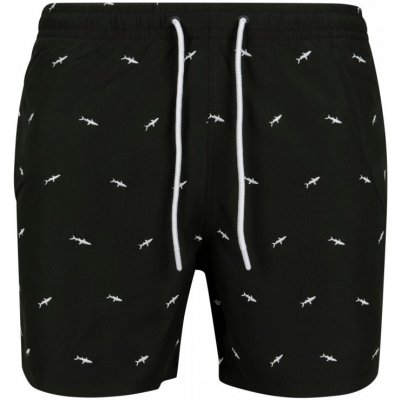Embroidery Swim Shorts shark/black/white