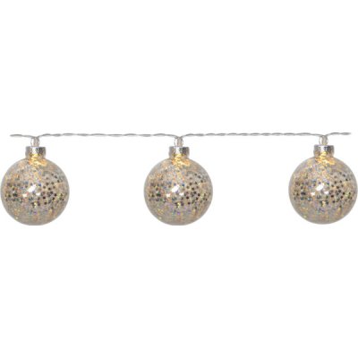 LED vánoční řetěz STAR TRADING GLITTER 729-17, 10 LED, 1,3 m, časovač – Hledejceny.cz