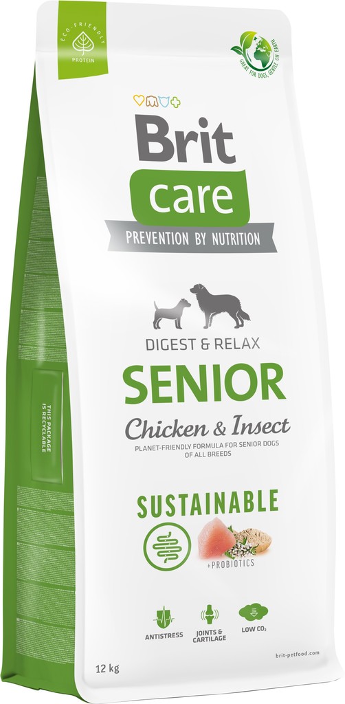 Brit Care Sustainable Senior Chicken & Insect 12 kg