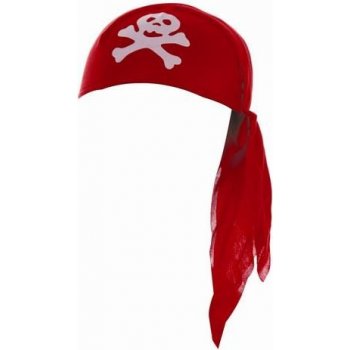 pirátská čapka červená