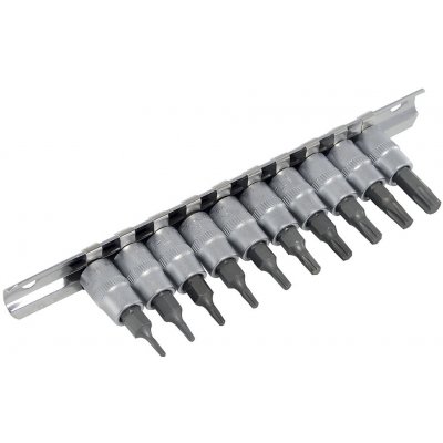 Condor hlavice zástrčné 1/4", Torx T7 - T40, sada 10 dílů - 100-04334