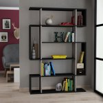 Kalune Design Knihovna Mito antracit – Zbozi.Blesk.cz