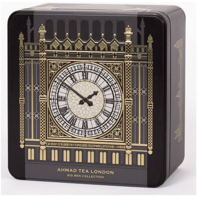 Ahmad Tea plechovka Big Ben Collection Black 4 x 10 sáčků – Hledejceny.cz