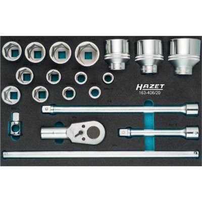 Hazet sada nástrčných klíčů metrický 3/4 20dílná 163-406/20 – Zboží Mobilmania