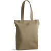 Nákupní taška a košík MERIDA taška s recyklovanou bavlnou Tmavě zelená