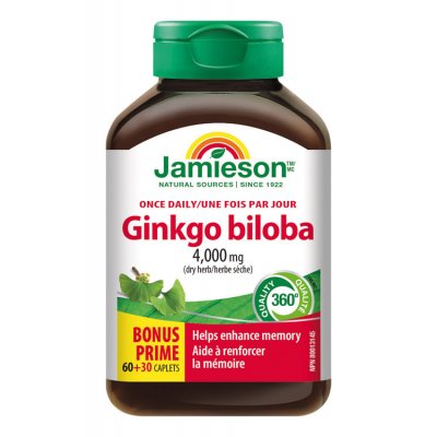 Jamieson Ginkgo Biloba 90 tablet – Hledejceny.cz