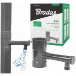 Bradas Lapač Sběrač dešťové vody s ventilem 80 mm šedý – HobbyKompas.cz