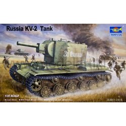 Trumpeter slepovací model Russia KV2 Tank 14 1:35