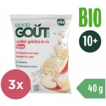 Good Gout BIO mini rýžové koláčky s jablky 40 g – Zboží Dáma