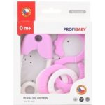 Profibaby Špendlík + osmička s kousátky růžová – Zboží Mobilmania