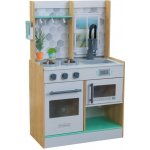 KidKraft 53433 dřevěná kuchyňka bílá Let's Cook natur – Zboží Mobilmania